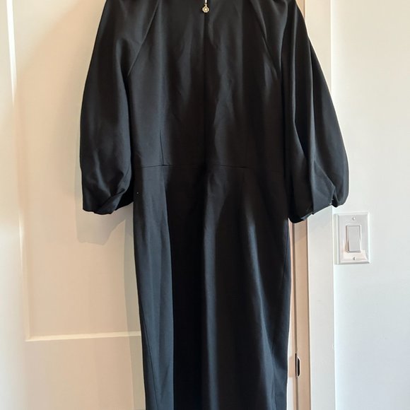 Kate Spade EUC Ponte Pleated-shoulder Dress - Picture 8 of 9